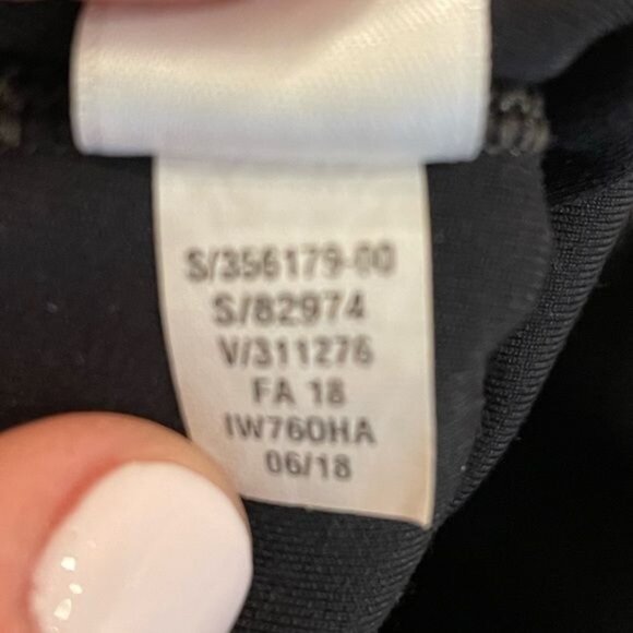 Athleta All Over Gleam Tight Legging Black Vegan Leather Women's Size Medium - Picture 10 of 14